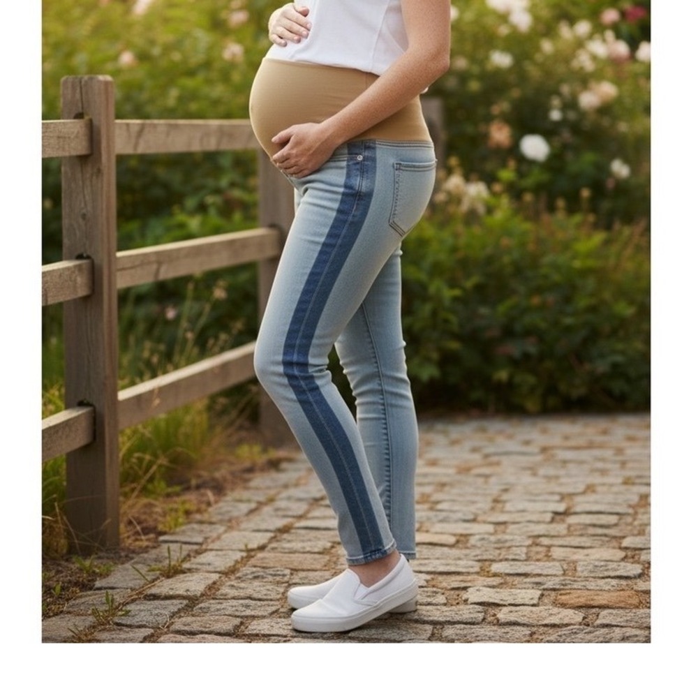 Citizens of Humanity Rocket Crop High Rise Skinny Maternity Jean Cherish Size 26